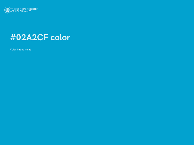 #02A2CF color image