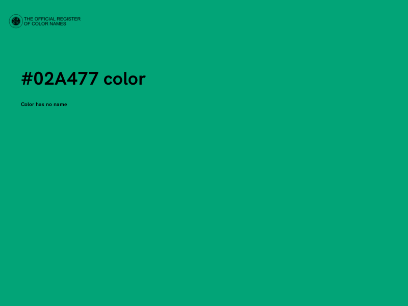 #02A477 color image
