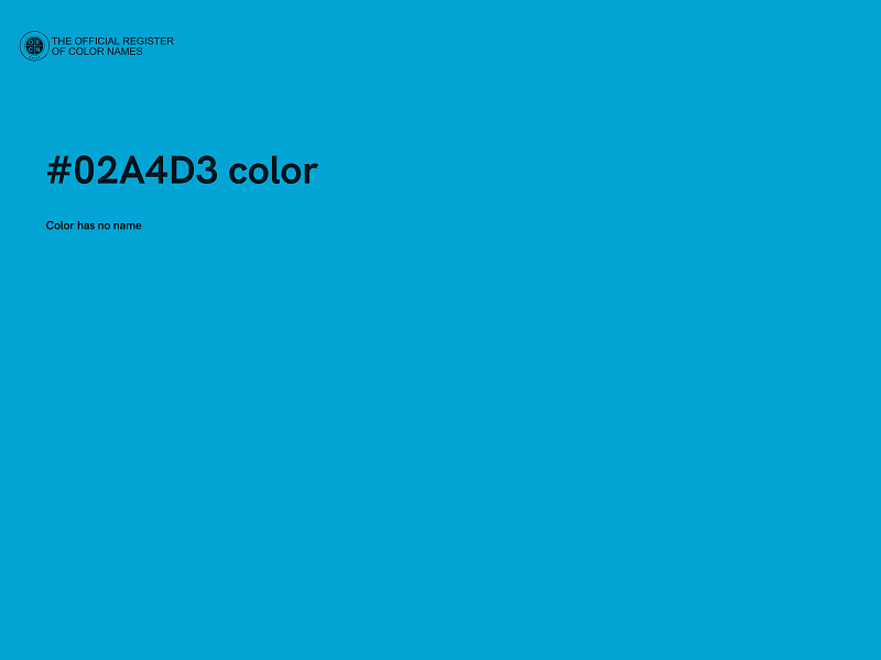 #02A4D3 color image