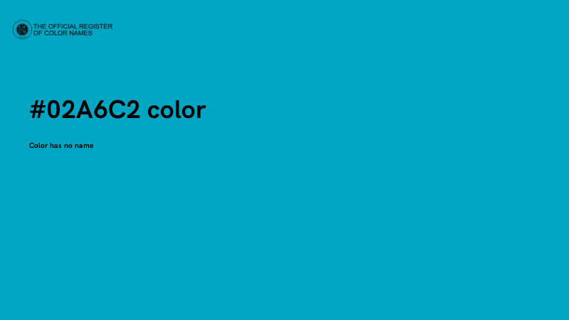 #02A6C2 color image