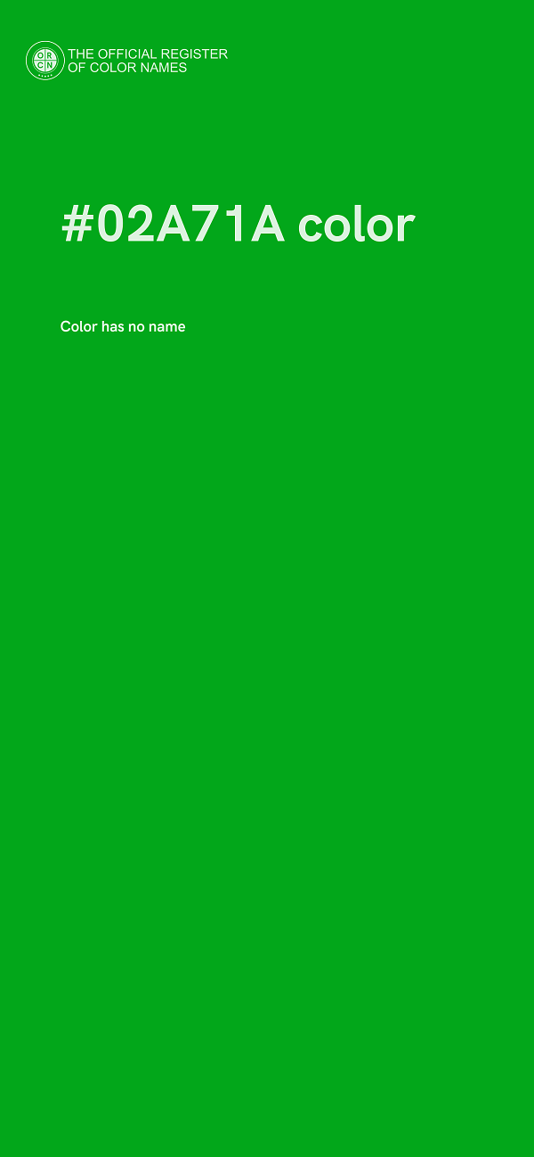 #02A71A color image