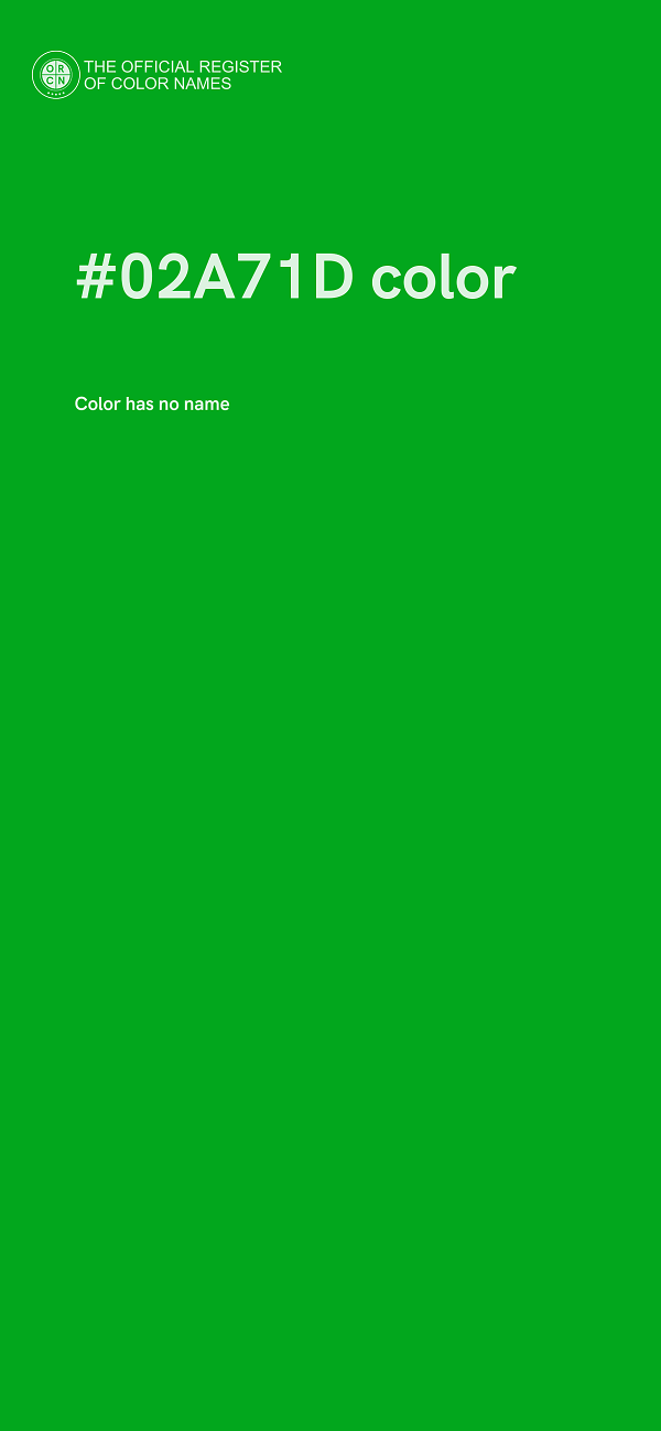 #02A71D color image