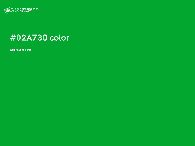 #02A730 color image