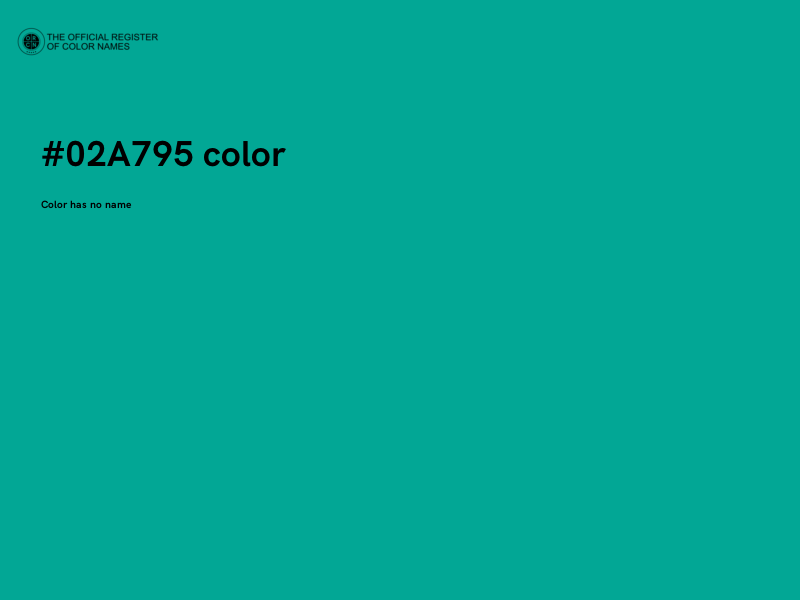 #02A795 color image