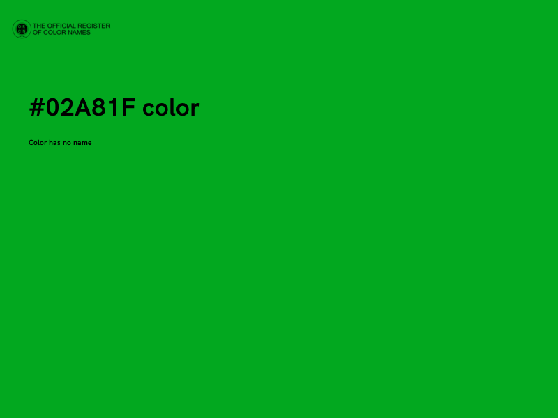 #02A81F color image