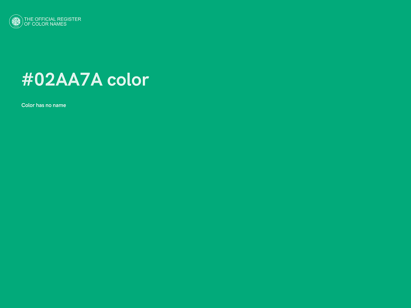 #02AA7A color image