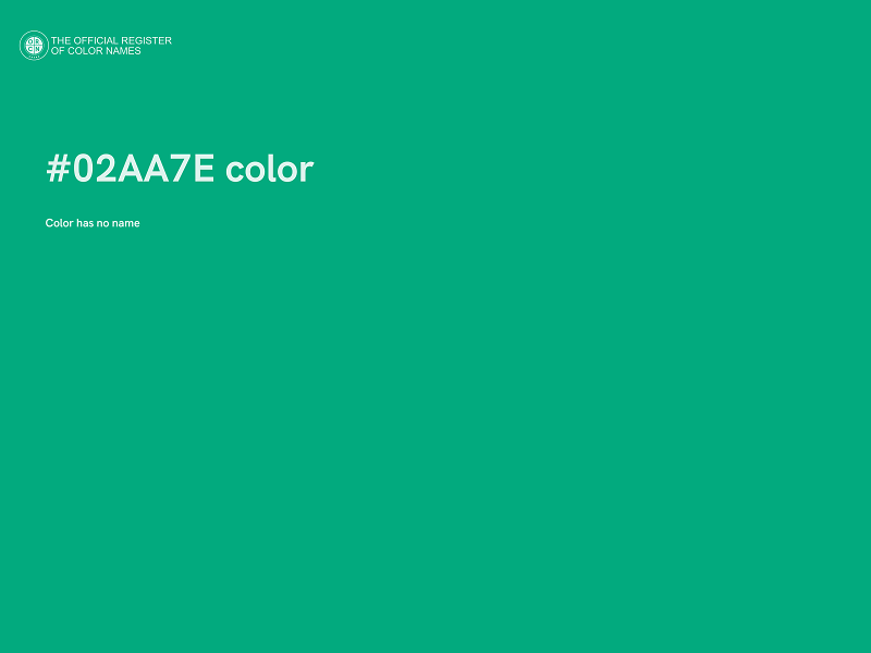 #02AA7E color image