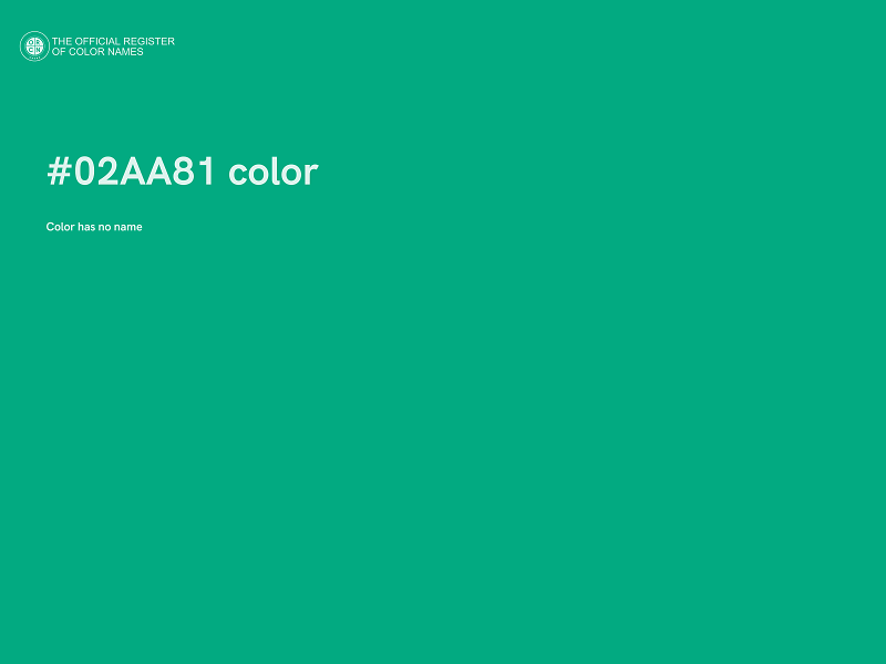 #02AA81 color image