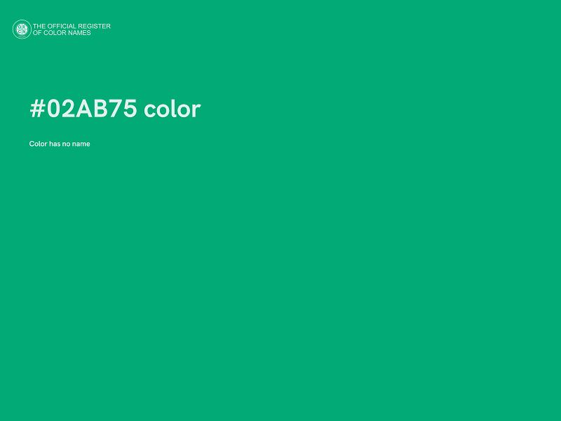 #02AB75 color image