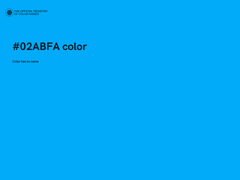 #02ABFA color image