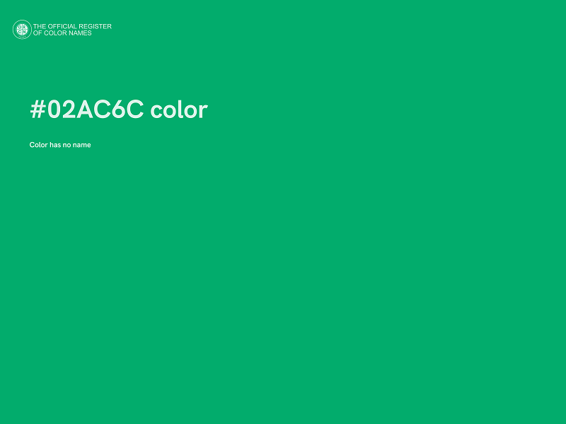 #02AC6C color image