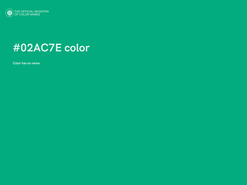 #02AC7E color image