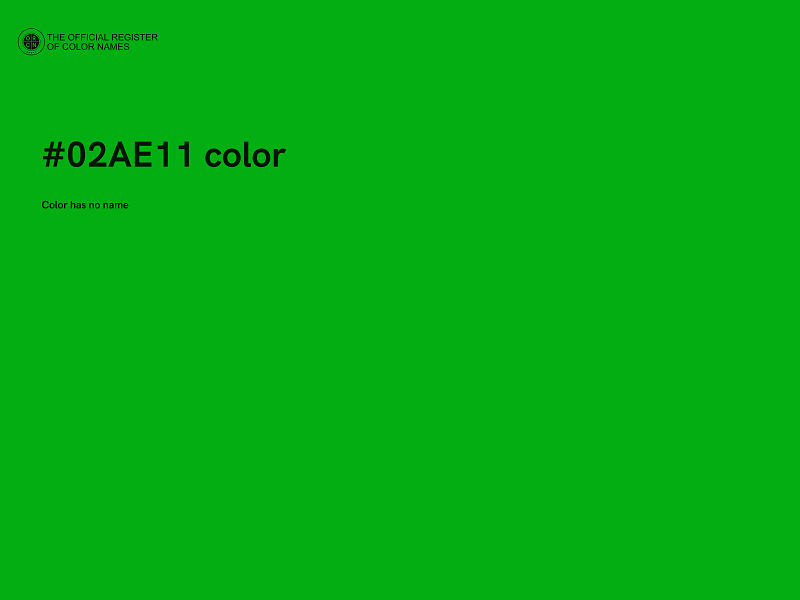 #02AE11 color image