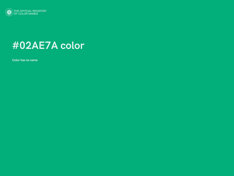 #02AE7A color image