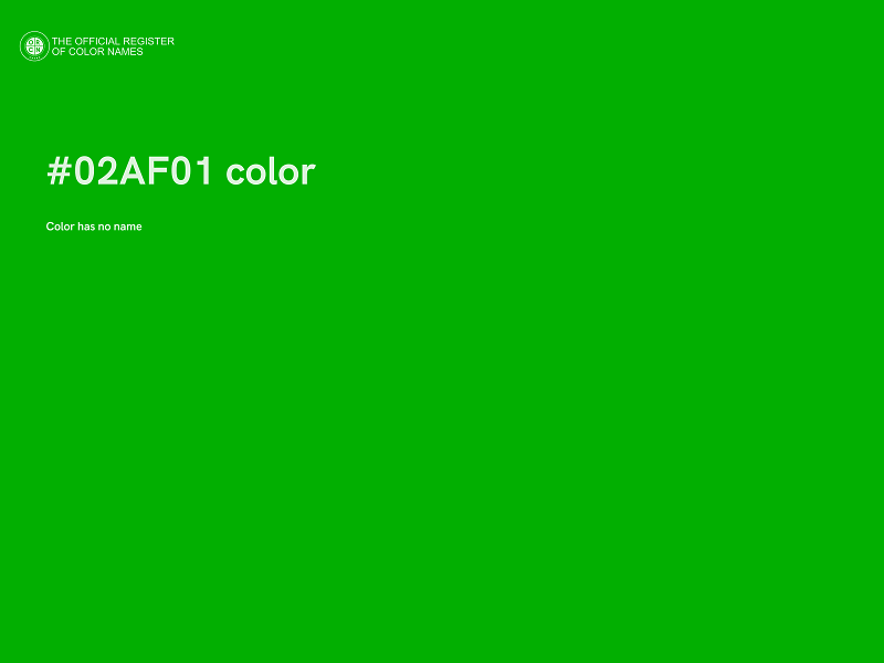 #02AF01 color image