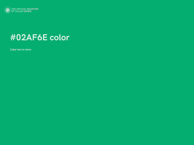 #02AF6E color image