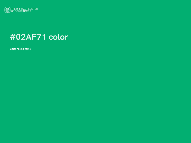 #02AF71 color image