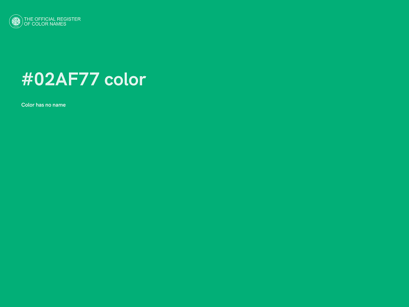 #02AF77 color image