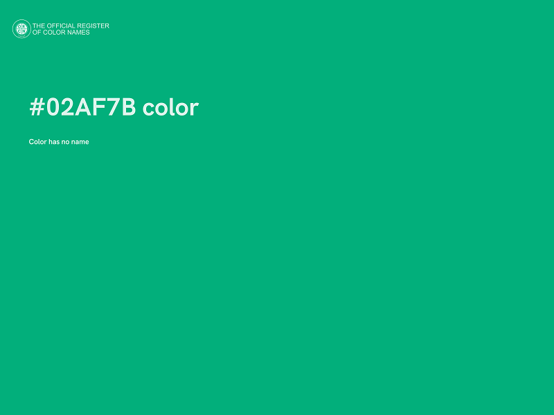 #02AF7B color image