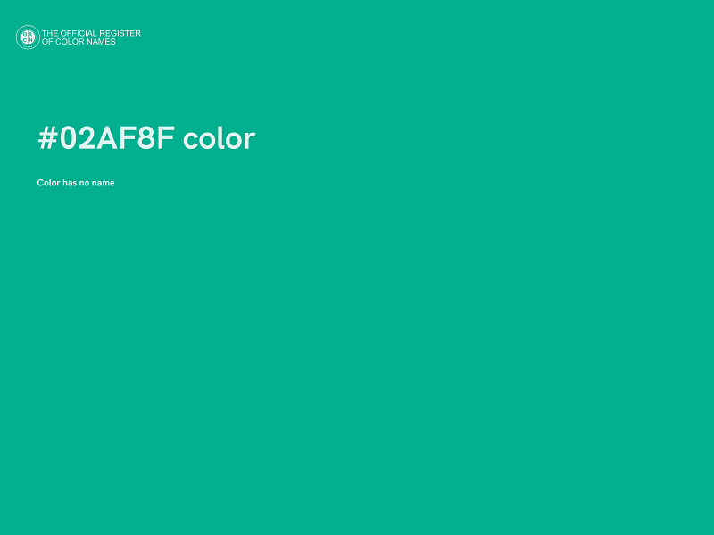 #02AF8F color image