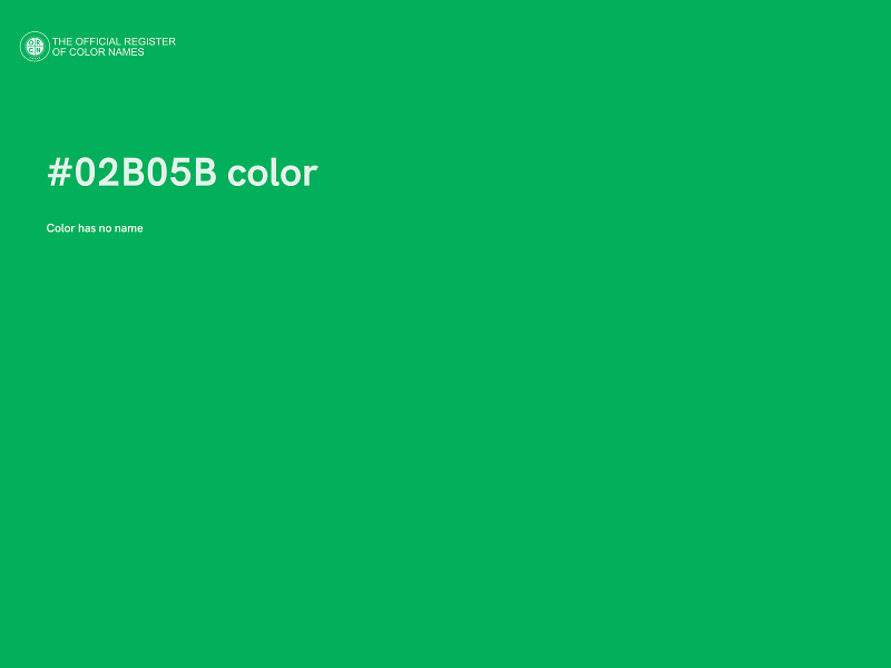 #02B05B color image