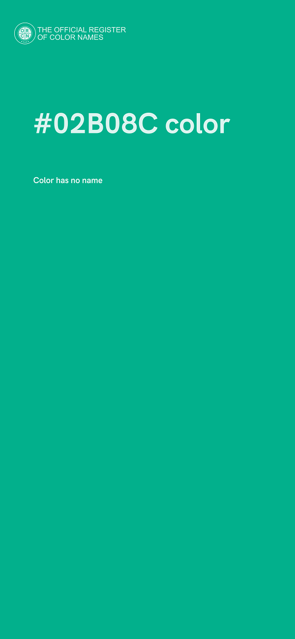 #02B08C color image