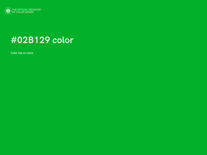 #02B129 color image