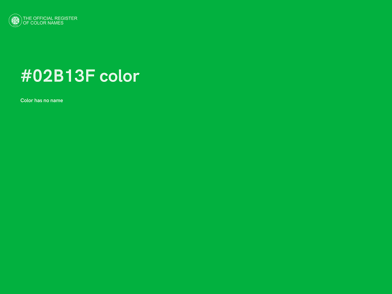 #02B13F color image