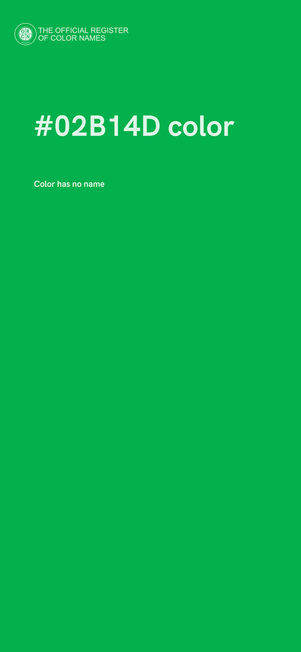 #02B14D color image