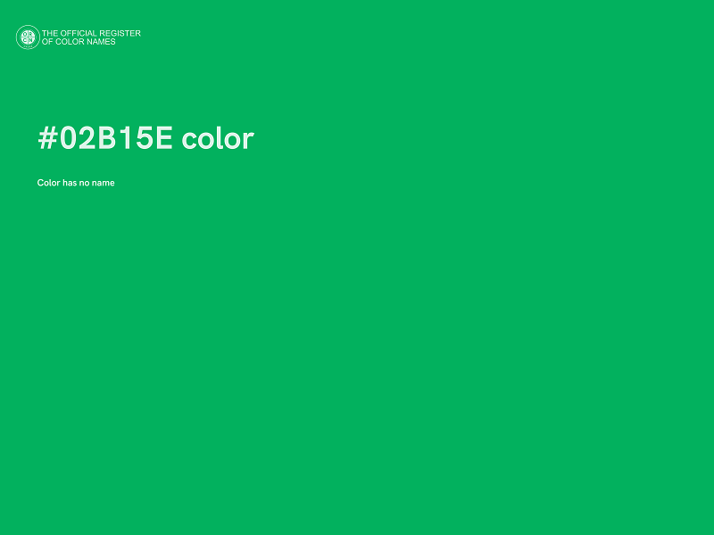 #02B15E color image