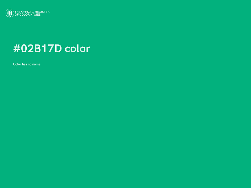 #02B17D color image