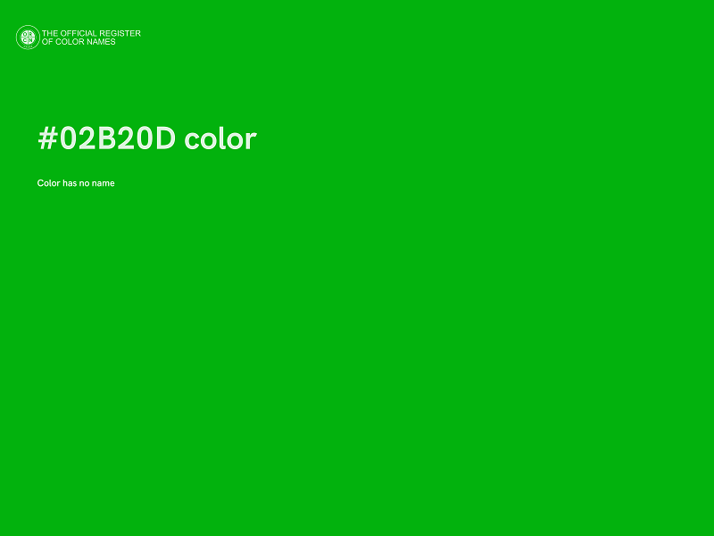 #02B20D color image