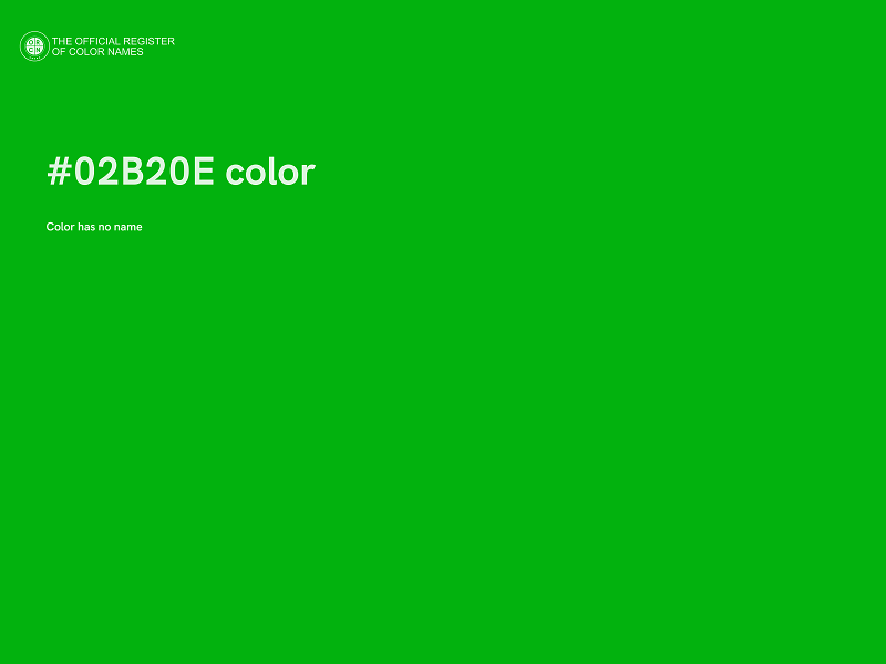 #02B20E color image