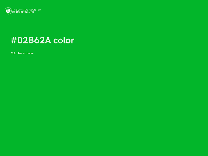 #02B62A color image