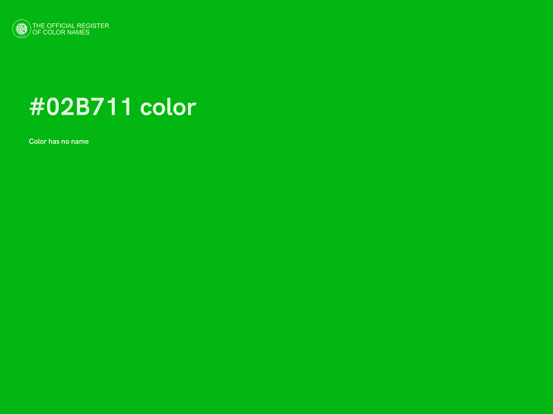 #02B711 color image