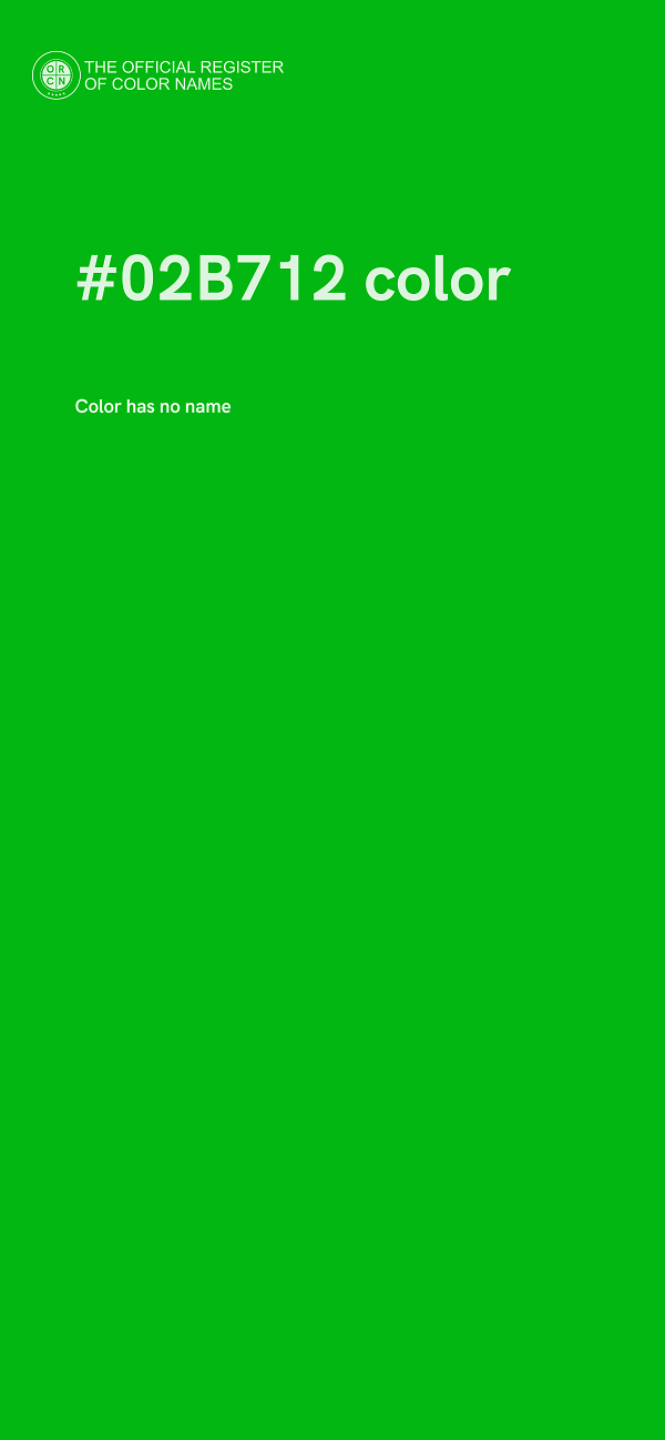 #02B712 color image