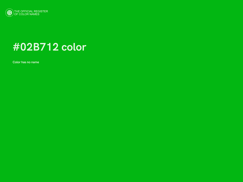 #02B712 color image
