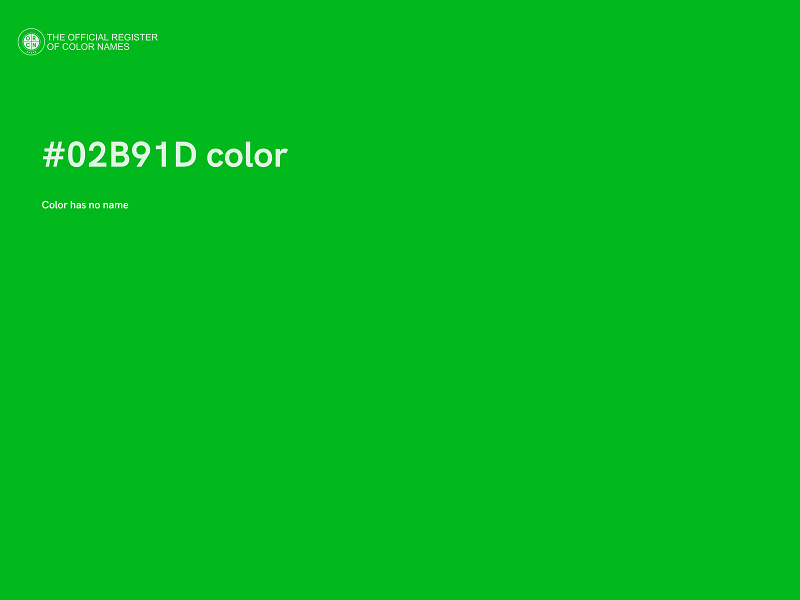 #02B91D color image