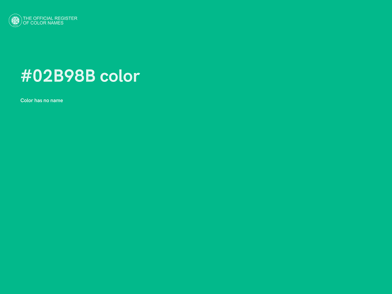#02B98B color image