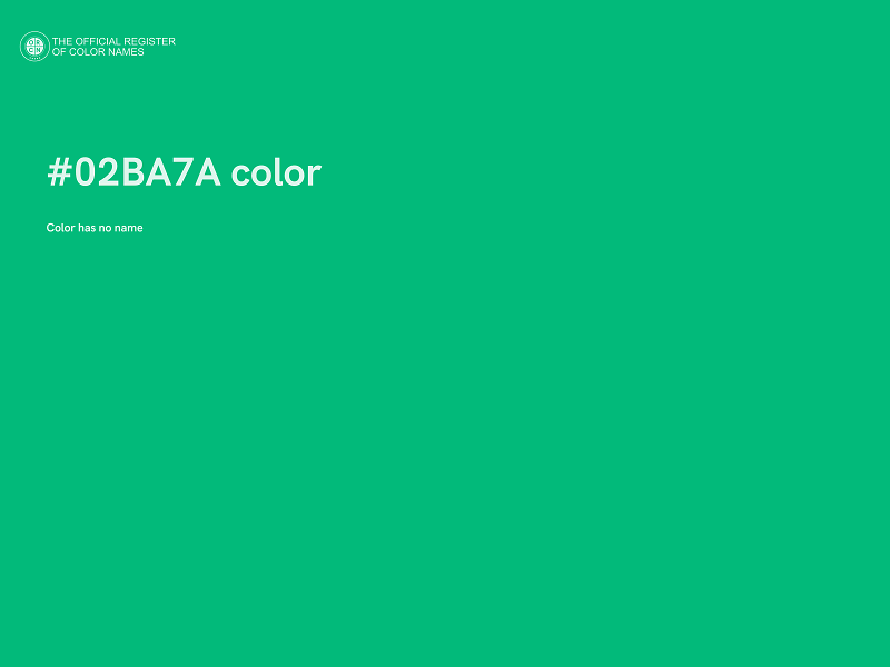 #02BA7A color image