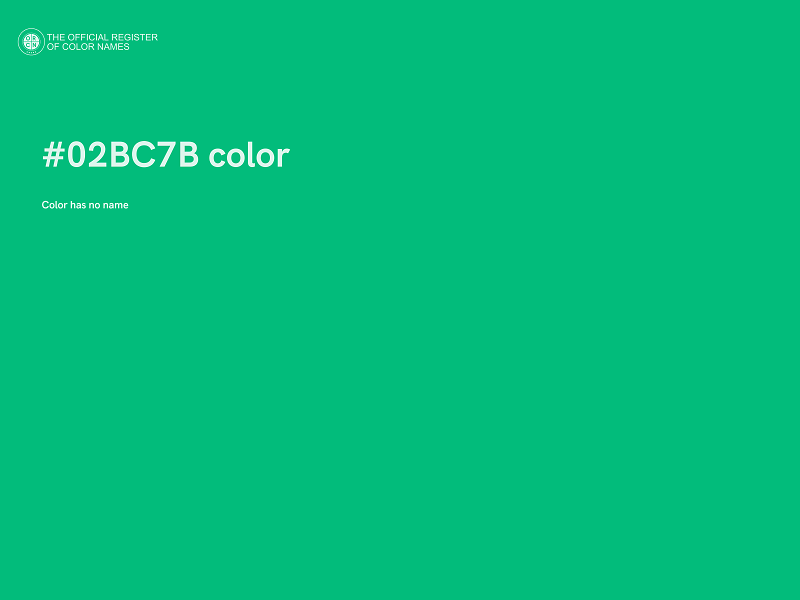#02BC7B color image