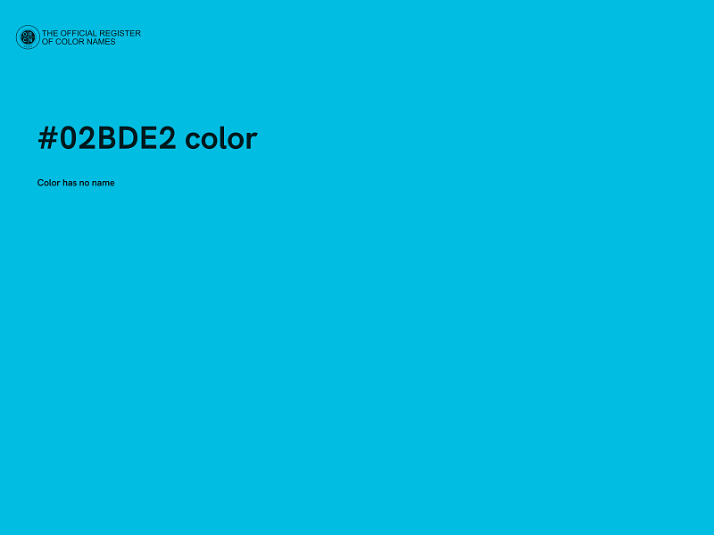 #02BDE2 color image