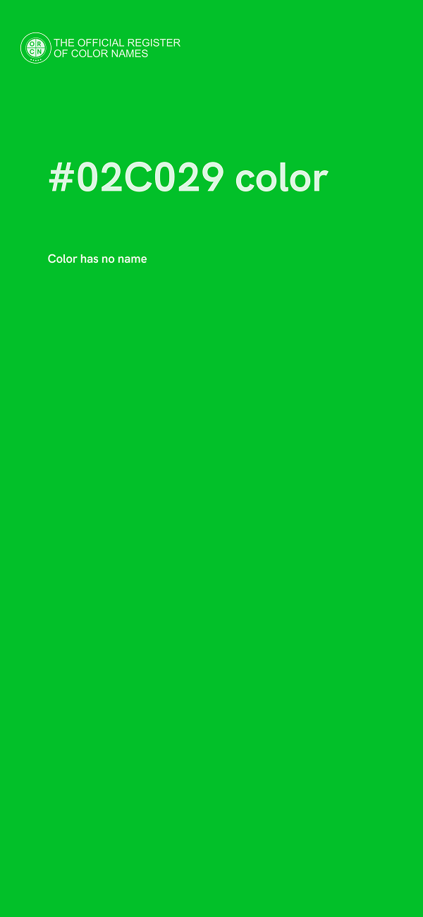 #02C029 color image