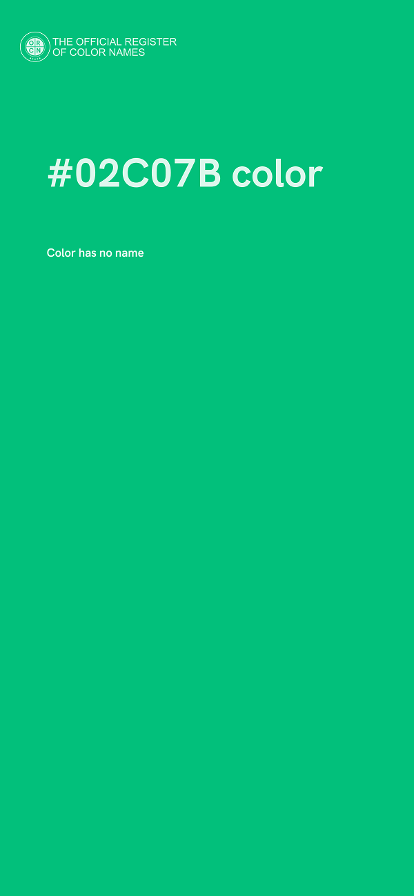 #02C07B color image