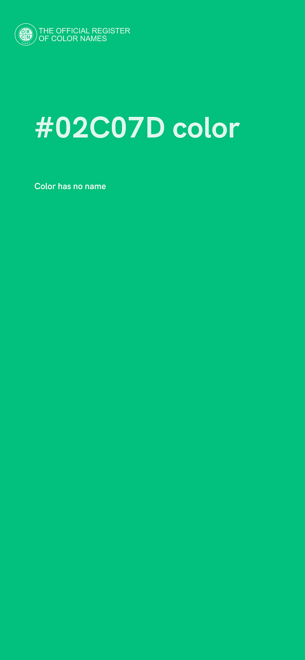 #02C07D color image