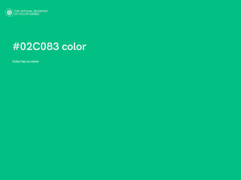 #02C083 color image