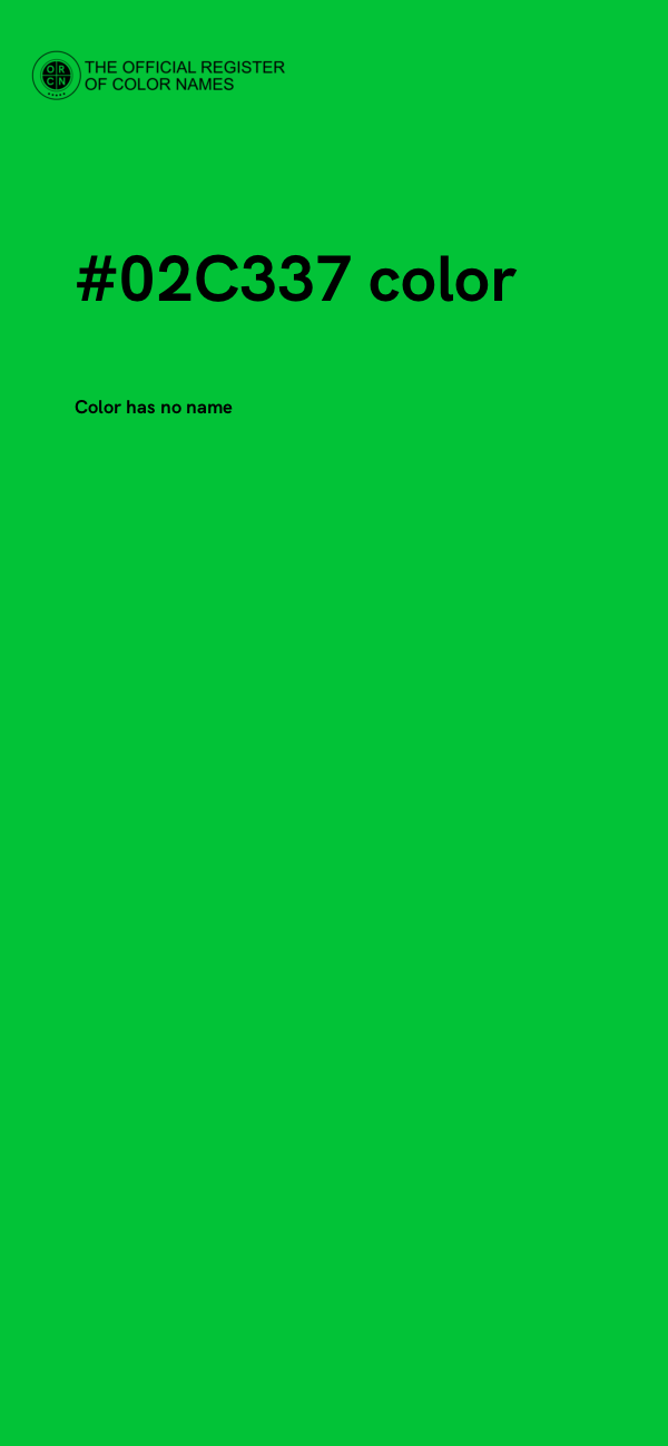 #02C337 color image