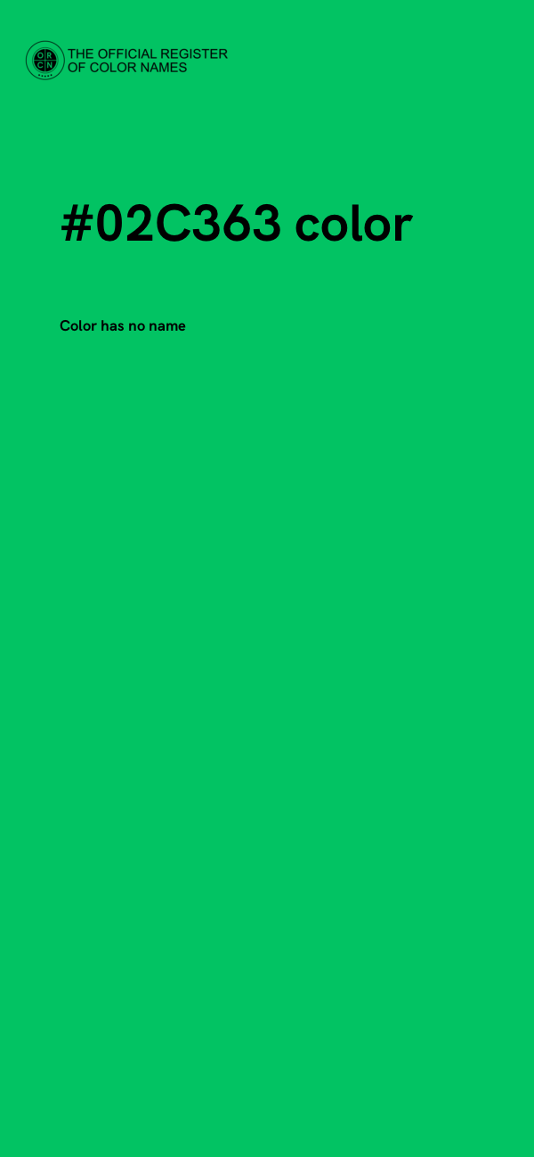 #02C363 color image