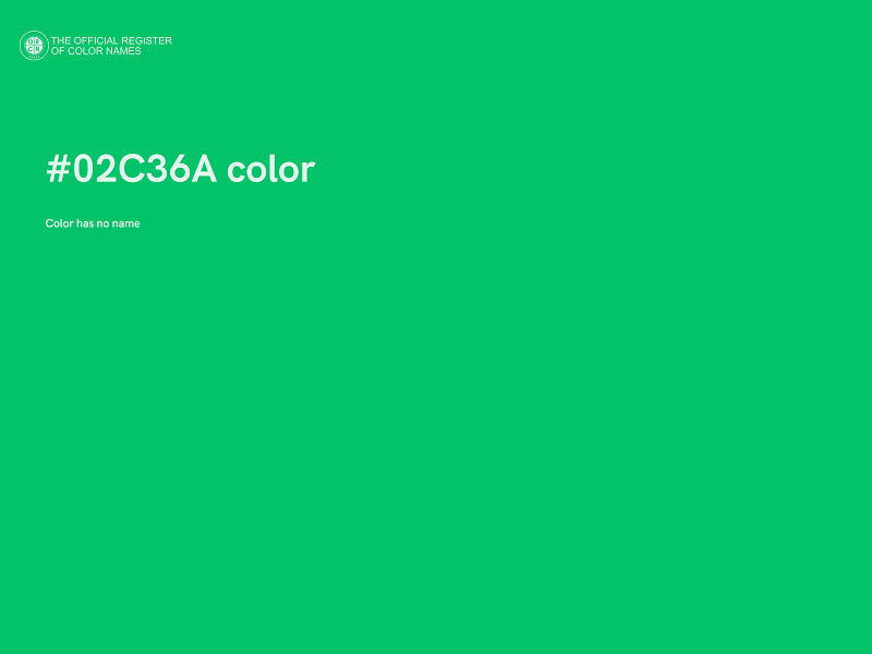 #02C36A color image