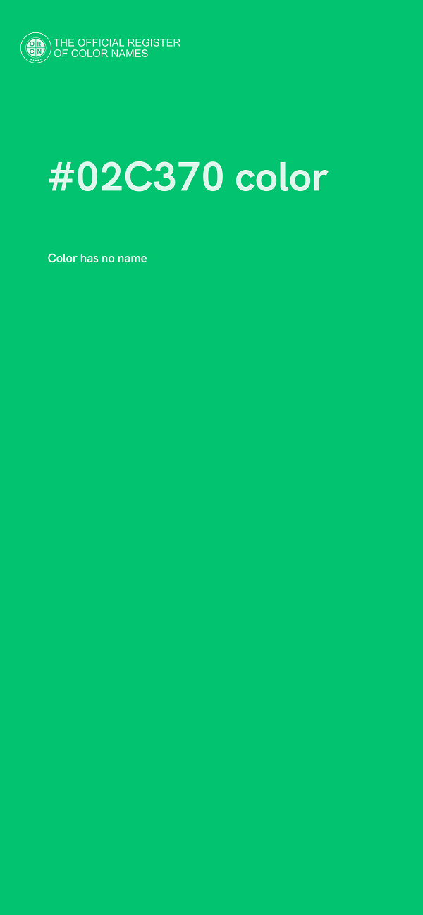 #02C370 color image